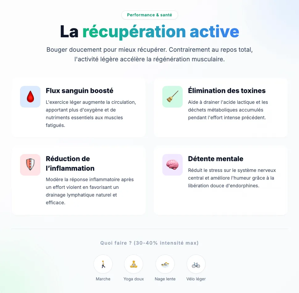 Les bénéfices de la récupération active